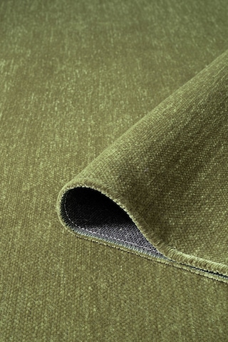 Valerıa Vlr01y Yeşil Dekoratif Şönil Kilim Modern Desen Yıkanabilir Yumuşak Kaymaz Taban Halı Yolluk Yesıl