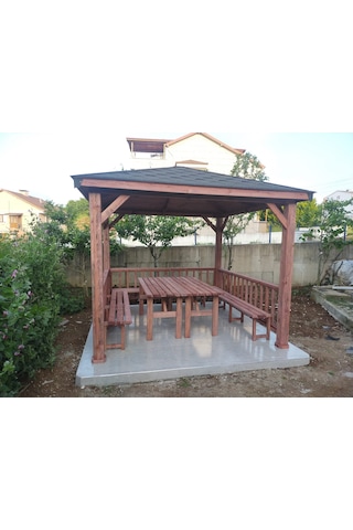Şen Mobilya Bahçe Kamelyası Pergola P043 Maun