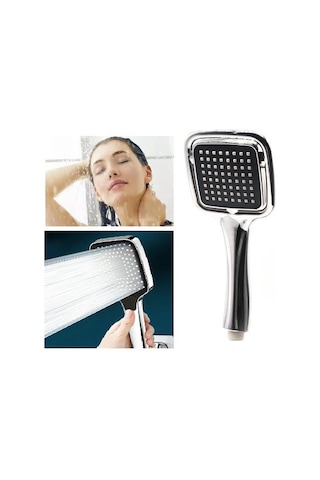 Duş Başlığı Banyo Duşakabin Kare Başlık El Ayak Duşu Çok Renkli