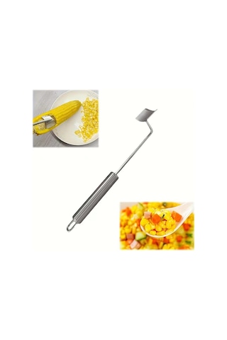 Kosona Evde Kullanım İçin Çelik Mısır Soyucu - Kolay Kullanimlı, Dayanıklı Ve Çabuk Mısır Soyma Aleti Asma Kolu Tipi