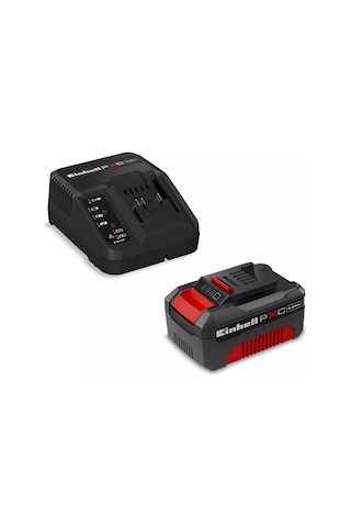 Einhell Set-71 Einhell Axxıo 18/115 Q Akülü Avuç Taşlama+einhell 18v 4,0 Ah Pxc Starter Kit, Akü & Şarj Cihazı