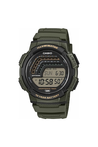 Casio Ws-1800-3avdf Quartz Silikon Kordon Yeşil 10 Atm 45 Mm Erkek Kol Saati Yeşil Casio Ws-1800-3avdf Quartz Silikon Kordon Yeşil 10 Atm 45 Mm Erkek Kol Saati Yeşil