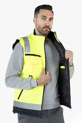 İş Yeleği Anorak Reflektörlü Fosforlu Oxford