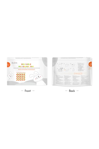 Leezsing Yeniden Kullanılabilir Mikrodalga Sterilizatör Torbaları Buhar Sterilizatör Torbaları Toplam 16 Torba, 320 Kullanım