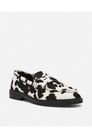 Steve Madden Adıson-c Blk/whte Kadın Siyah Loafer Adıson-c
