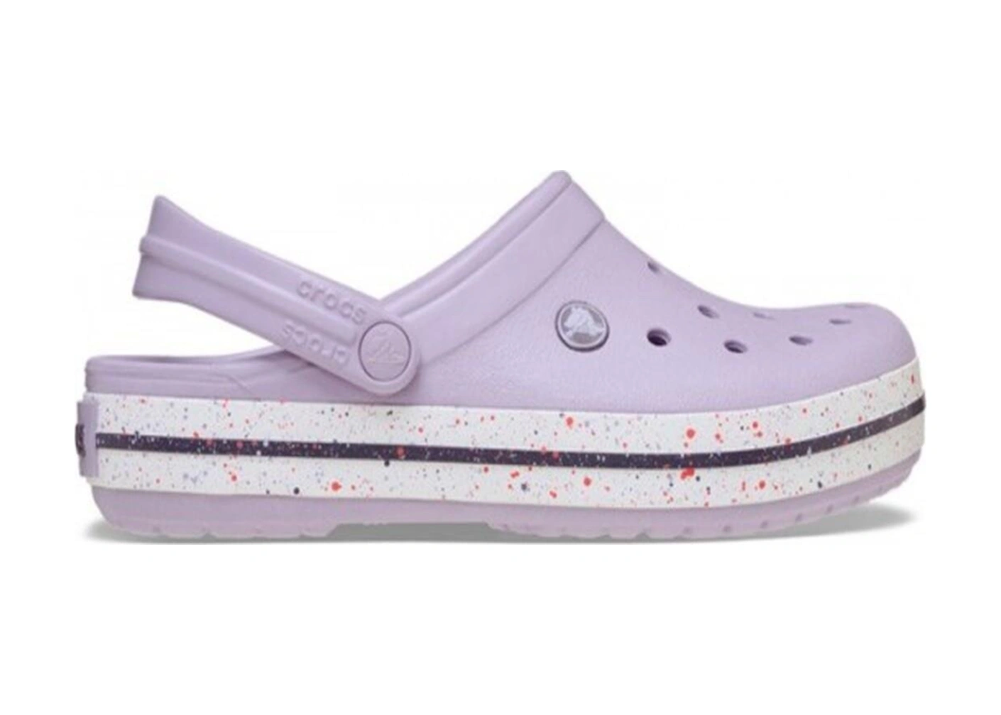 Crocband Benekli Bant Terlik-10891 Mor