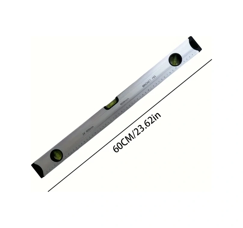 Willowhaven 60 Cm Manyetik Su Terazisi - 45 /90 Ölçüm, Mıknatıslı Taban Ve Pil Gerekmez