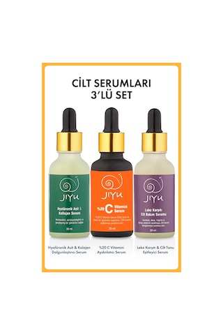 Jiyu 3'Lü Yüz Serum Seti 3x30 ml.