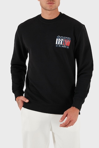 Tommy Jeans Erkek Sweat Dm0dm22093 Bds Siyah Siyah