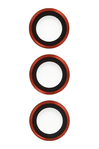 Galaxy S23 Metal Kamera Lens - Kırmızı