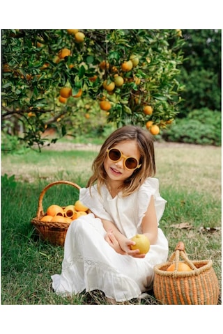 Olivio&co Classic Round Junior Güneş Gözlüğü - Citrus Yellow Çok Renkli
