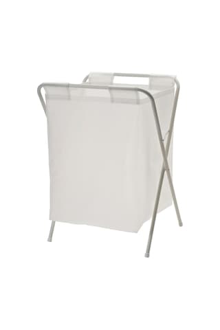 Ikea 50 Litre Beyaz,katlanır, Çamaşır Sepeti Açılır Kapanır Pratik Kirli Sepeti 50 Lt U42x G43x Y60 Cm Çok Renkli