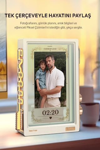Divoom Times Frame 10.1 Akıllı Kişiselleştirilebilir Dijital Çerçeve, 64gb Beyaz