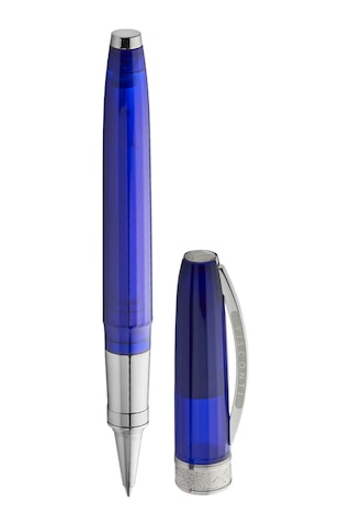 Visconti Michelangelo Yarı Saydam Mavi Roller Kalem Kp67-01-rb Mavi
