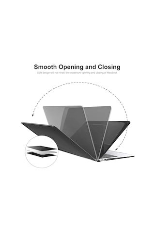 Enkay Ön ve Arka Koruyucu MacBook Pro 14" Laptop Kılıfı Canavar