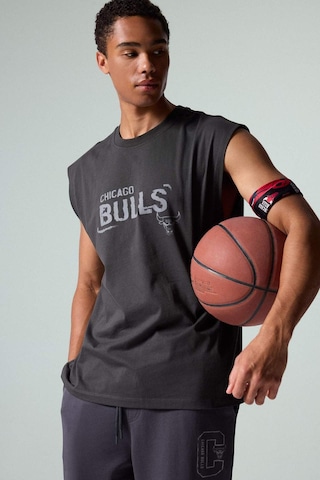 Defacto Nba Chıcago Bulls Oversıze Baskılı Bisiklet Yaka Atlet G0911ax26smar214 Antrasit-ar214