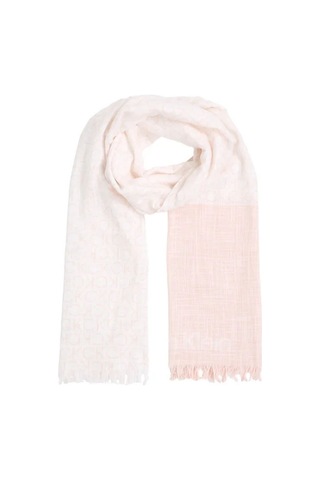 Monogram Cotton Gauze Stole Os