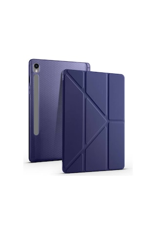 Samsung Uyumlu Galaxy Tab S10 Lite s10 Fe s9 10.9 Manyetik Standlı Kalem Bölmeli Kılıf Kapaklı