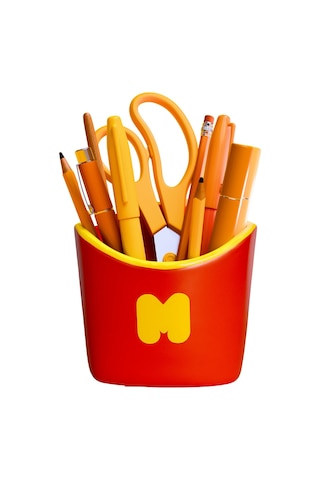 Mustard Fries Seramik Kalemlik Çok Renkli