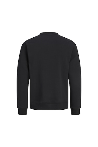 Jack & Jones Erkek Gögüs Baskili Bisiklet Yaka Sweatshirt - Aero - 12298492 Siyah