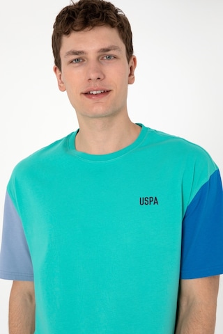 U.S. Polo Assn. Erkek Comfort Fit Bisiklet Yaka Mint Tişört 50306921-VR090