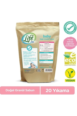 Life By Fakir Baby Doğal Granül Sabun 1000 Gr 5 Adet