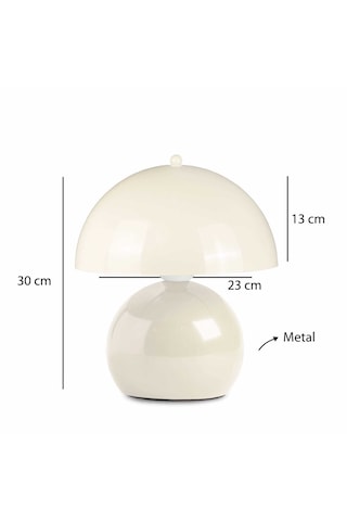 Homing Napoli Mushroom Abajur Krem 241936 Krem