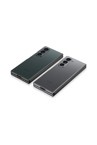 Galaxy Uyumlu Z Fold 6 Kılıf Titanyum Metal Tasarımlı Redclick Kıpta Caz Kapak - Mavi