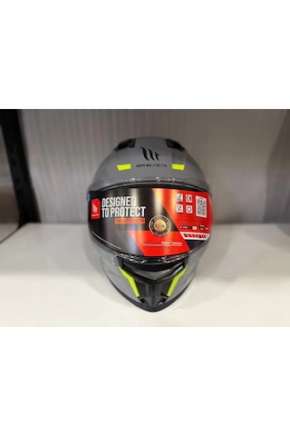 Mt Helmets Mt Stınger A12 Motosiklet Kaskı Nardo Gri