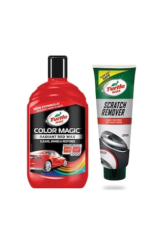 Turtle Wax Renkli Cila Kırmızı İnce Çizik Giderici Pasta 100 Ml