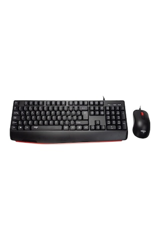 Aıgo Ak310 Pro Siyah Kablolu Q Klavye + Mouse Set Optik