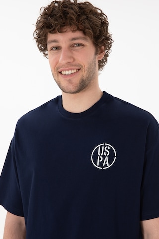 U.S. Polo Assn. Erkek Oversize Fit Bisiklet Yaka Lacivert Tişört 50305904-VR033