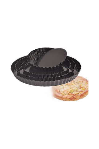Pişirme Böreği, Tart Ve Mus Kekleri İçin Çıkarılabilir Tabana Sahip Ağır Hizmet Tipi Yapışmaz Quiche Tava Çok Renkli