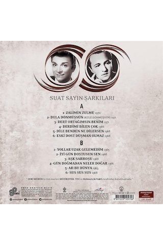 Zeki Müren Suat Sayın Şarkıları - Plak