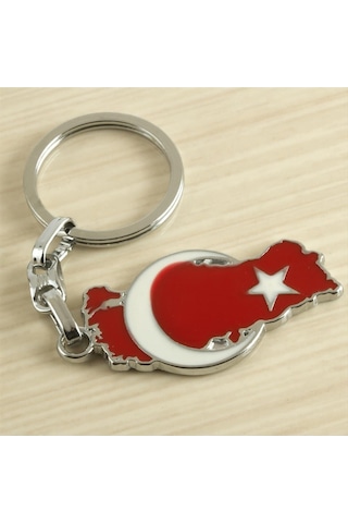 Ay Yıldız Metal Anahtarlık 87122423