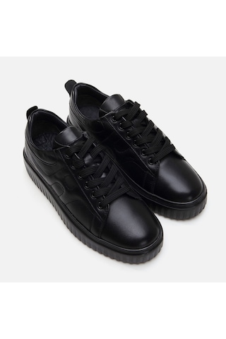 Hotiç Hakiki Deri Siyah Erkek Günlük Ayakkabı 02ayh281500a100 Siyah