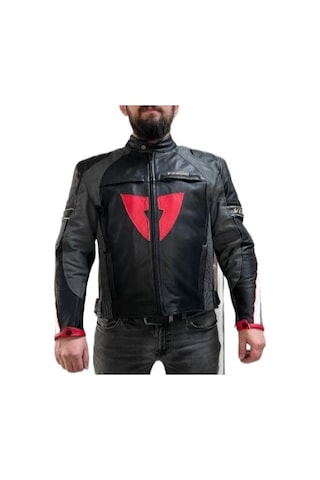 Venom D1 Racing Deri Ceket Siyah