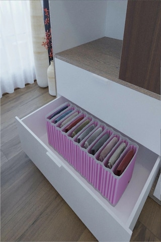 11 Bölmeli Dolap Ve Çekmece Içi Düzenleyici Akordiyon Organizer M-00500 1 Adet Diğer