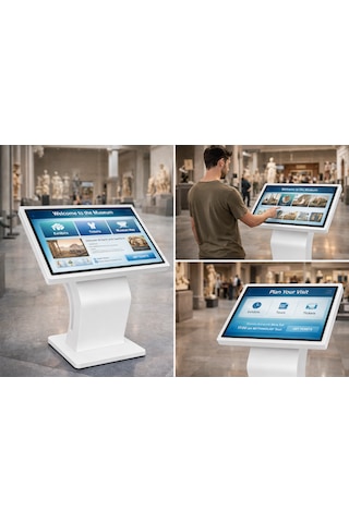 55 Touchscreen Desk Kiosk V2