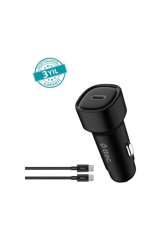 Ttec Smartcharger Pd 30w Araç Hızlı Şarj Aleti Usb-c - Usb-c 3a Kablo - 2ckp01cs