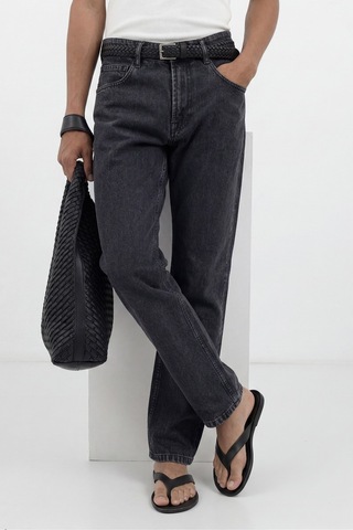 Antioch Tapered Fit Erkek Jean Antrasit