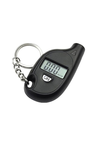 Taşınabilir Dijital Ekran Araba Lastiği Hava Basıncı Ölçer Mini Lastik Basıncı Test Cihazı Ölçme Aracı Anahtarlık İle