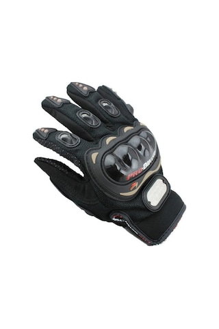 Probiker Korumalı Motosiklet Eldiveni Uzun Model Siyah Xl
