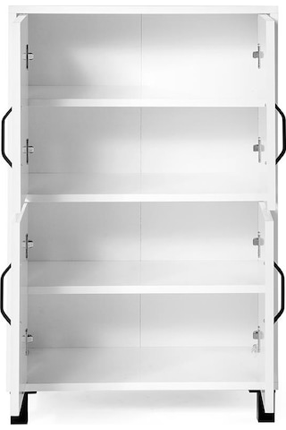 Gonca Kapaklı Çok Amaçlı Dolap Ayakkabılık 63x35x99cm 001