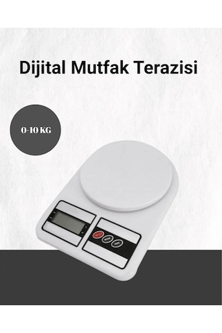 Hassas Ölçüm İçin Dijital Mutfak Tartısı 10 Kg Kapasiteli Hassas Ölçüm İçin Dijital Mutfak Tartısı 10 Kg K