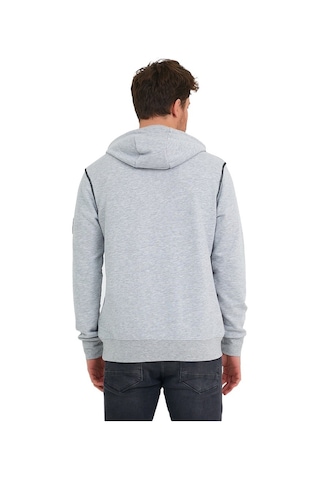 Adams Snowboard Nakış Logo Baskılı Gri Sweatshirt