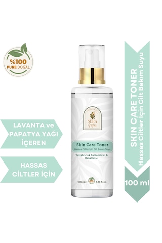 Sera Natura Skin Care Lavanta & Papatya Özlü Hassas Ciltler İçin Yatıştırıcı Bakım Suyu 100 ML