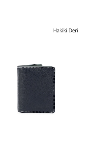 Gönderir Laciye Yeşil Gön Hakiki Deri Unisex Kartlık 06499 Lacivert