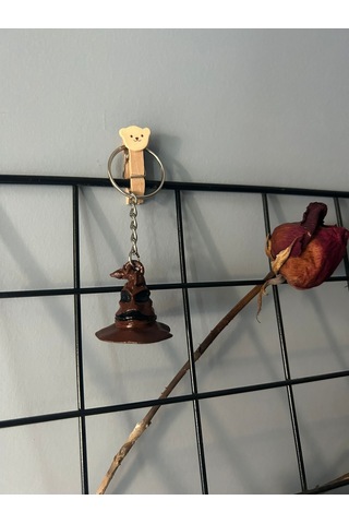 Seçmen Şapka Anahtarlık 3 Boyutlu El Yapımı Koleksiyon Ürünü