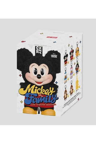 Mickey Mouse , Mickey Family 1 Adet Rastgele Mickey Figür - Labubu Oyuncak Çok Renkli